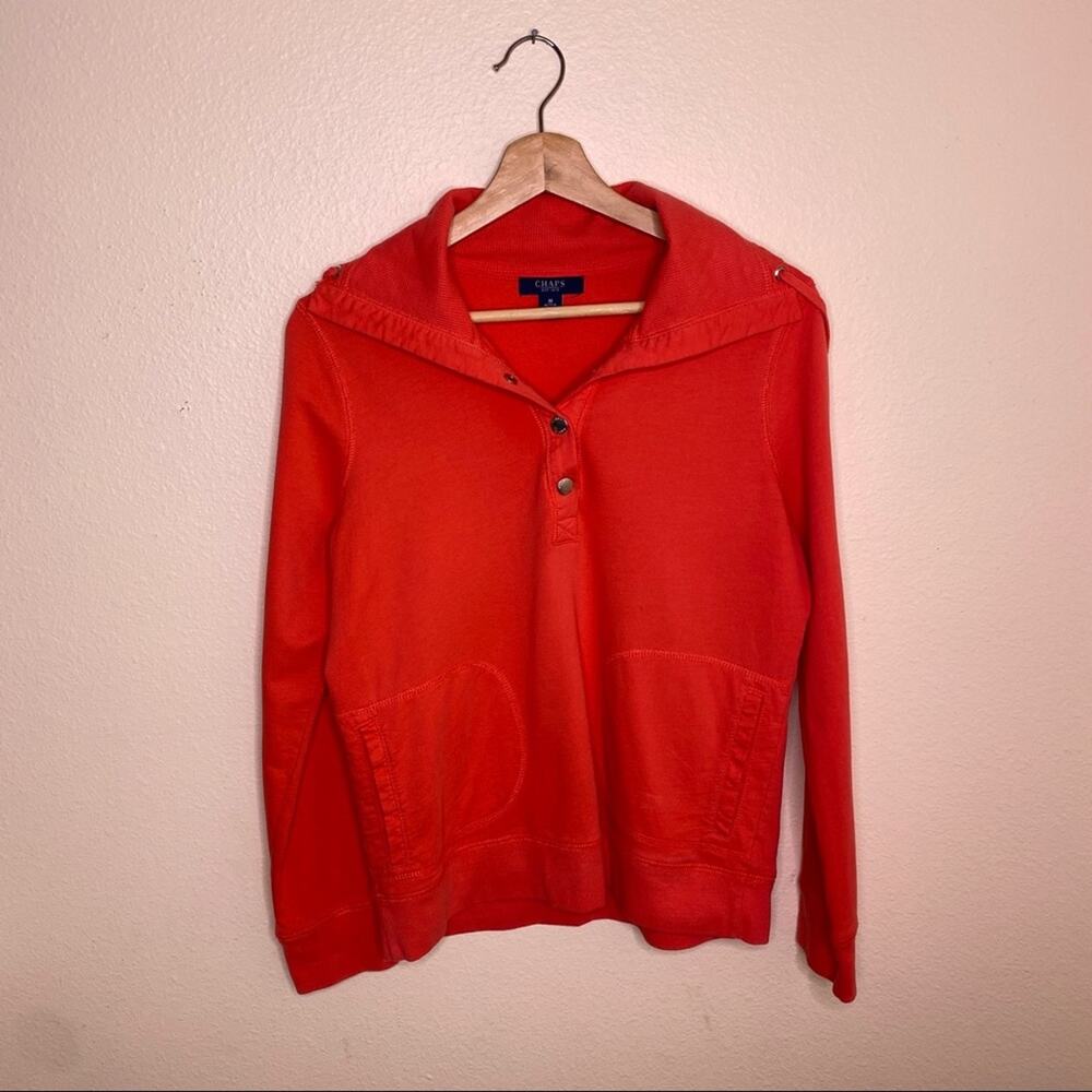 Chaps Coral Pullover Medium